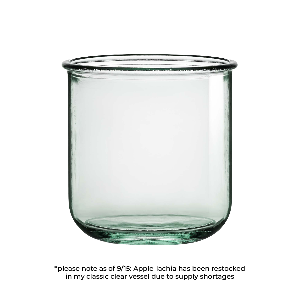 Apple-lachia Classic Candle (CLEAR VESSEL)