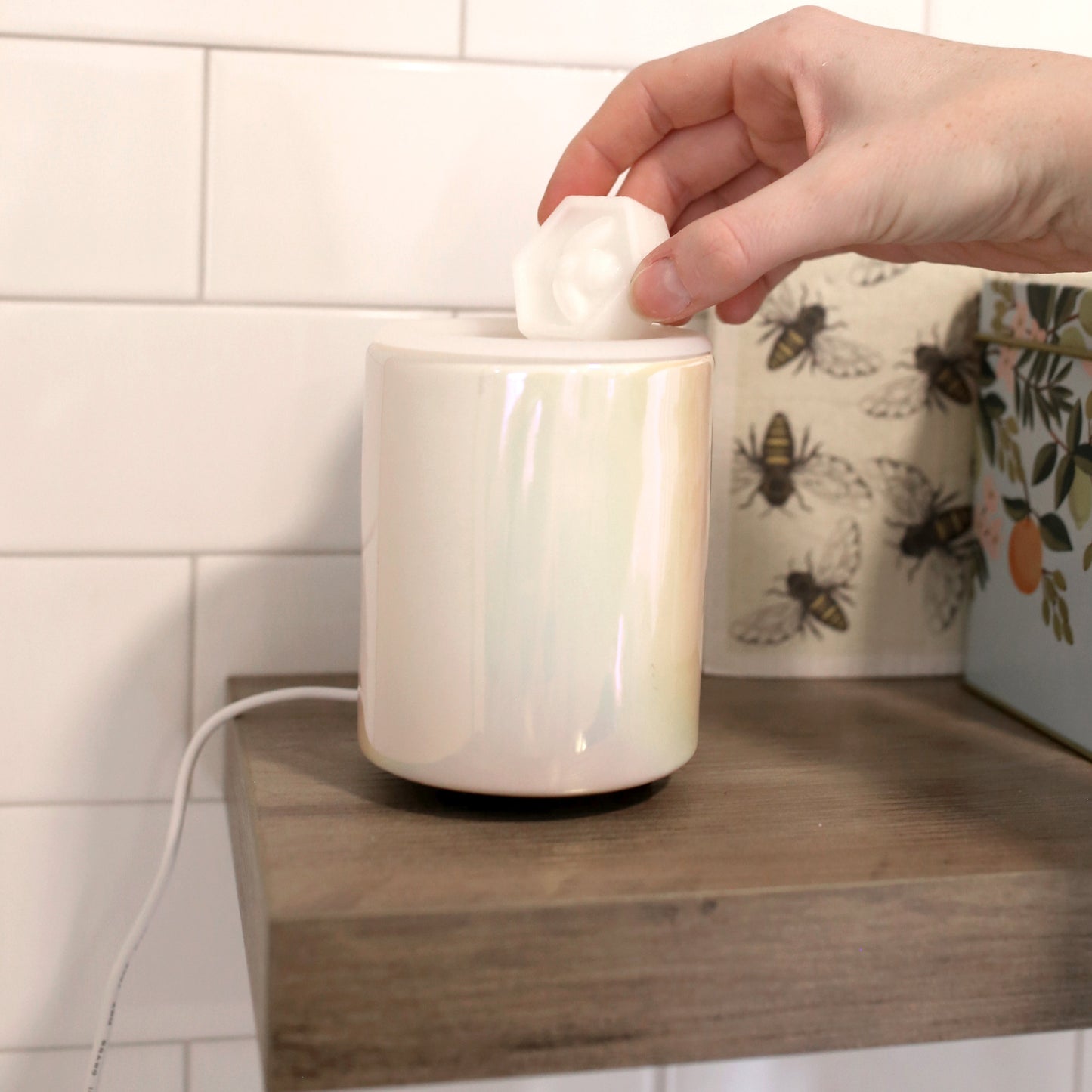 White Opalescent Wax Warmers