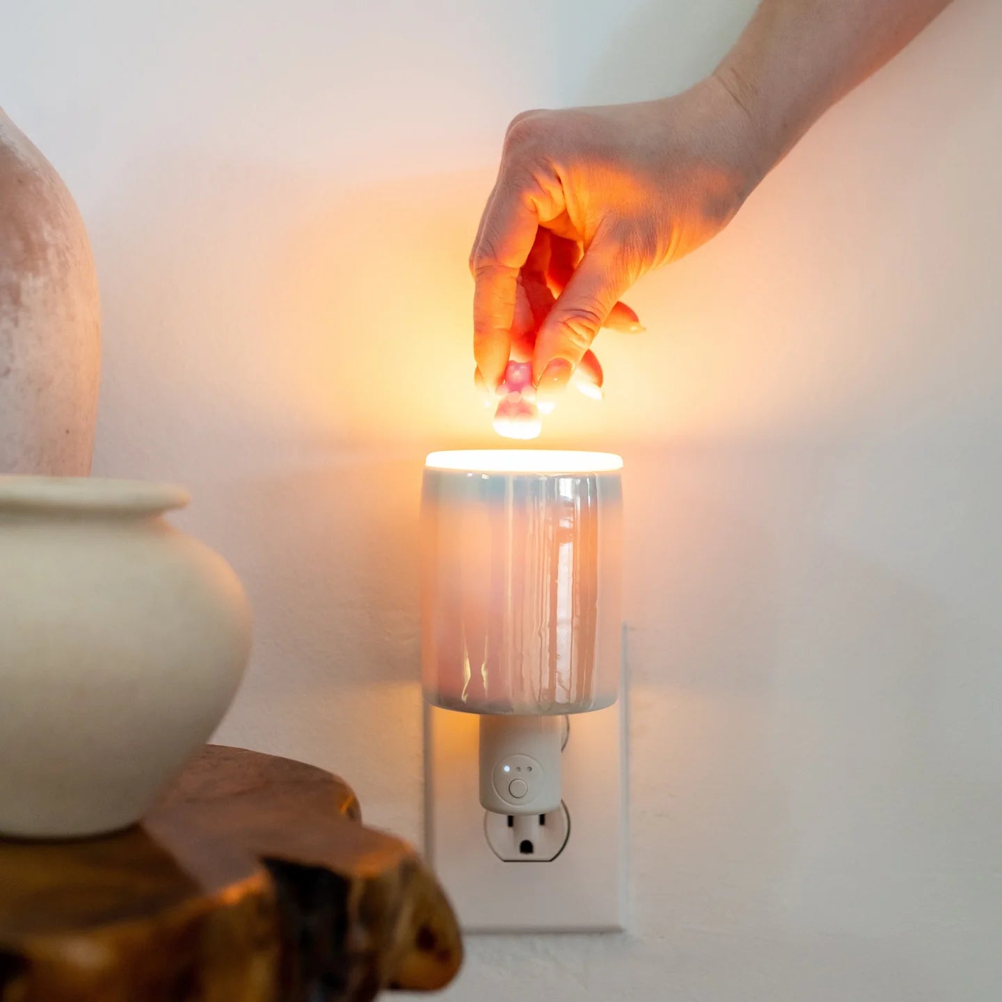 White Opalescent Wax Warmers