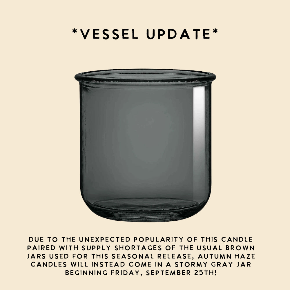 Autumn Haze Classic Candle (Fall Collection) *gray vessel*
