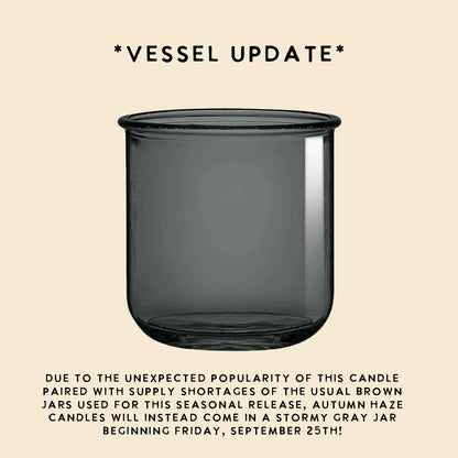 Autumn Haze Classic Candle (Fall Collection) *gray vessel*