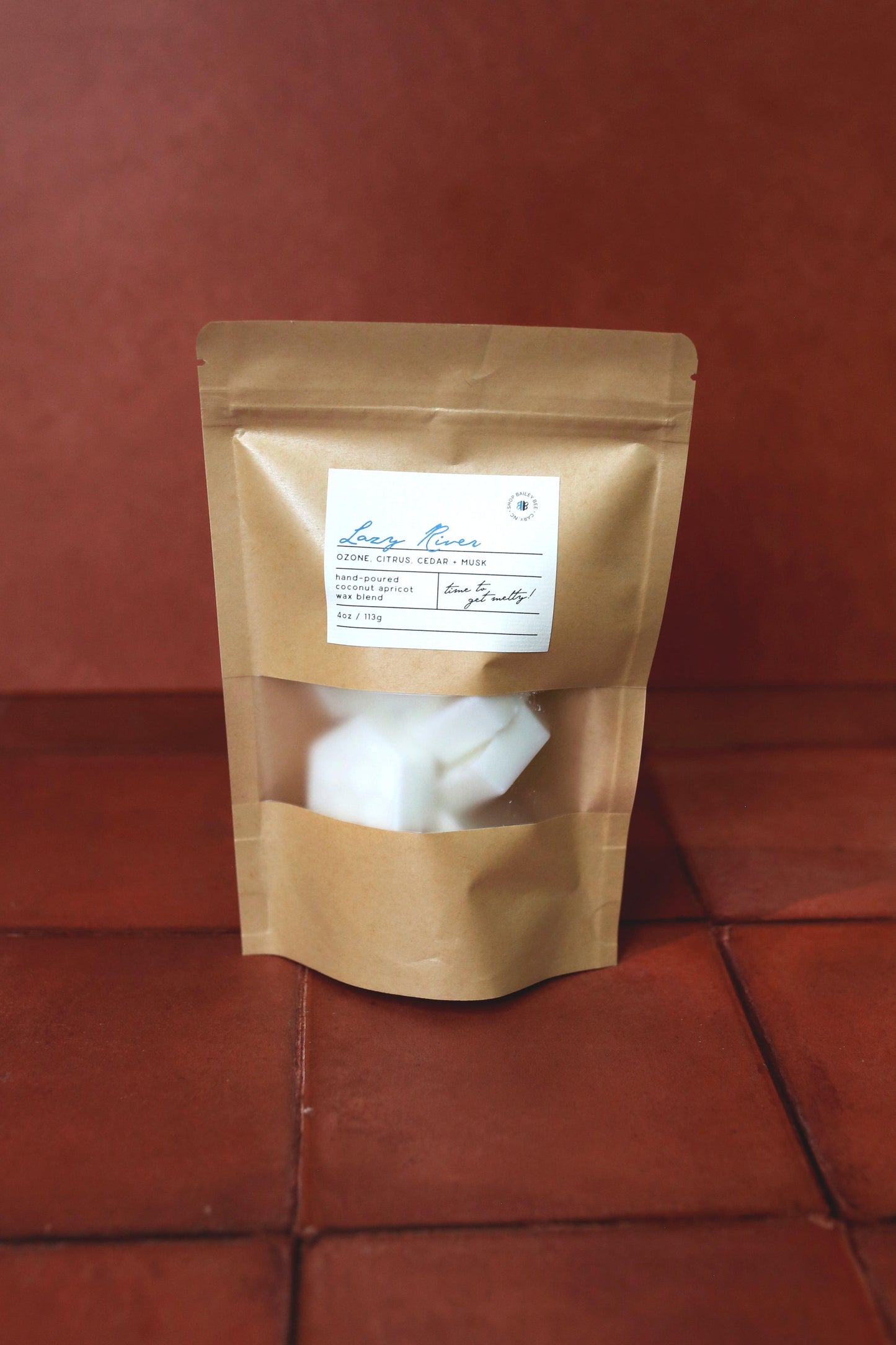  coconut wax melts in bag packaging