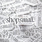 shop small sticker