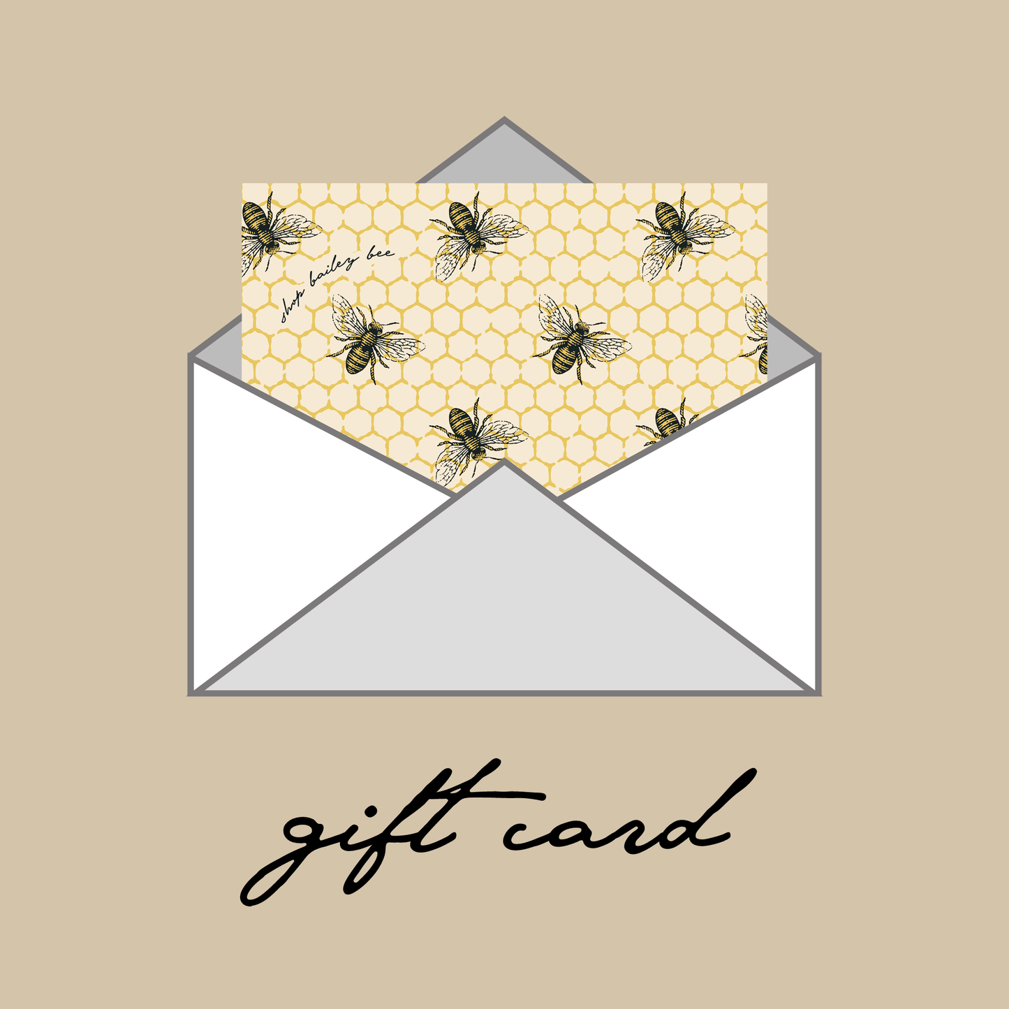 gift card envelope graphic